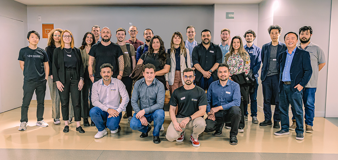 Equipe do Musicarium reunida em foto coletiva.
