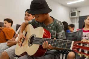 Imagens do projeto MUSICANDO - RITMO E CIDADANIA
